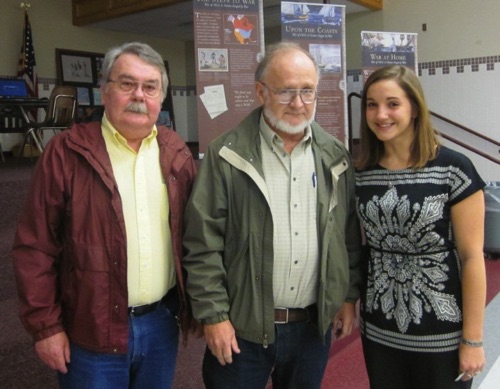 2012 Winner - Maria Barbaglia, a Spanish teacher at Sackets Harbor Central School. Pictured with Dick Edwards and Lynn Hunneyman.